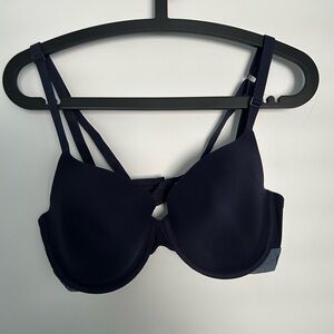 Calvin Klein Navy Blue Structured Underwire Bra